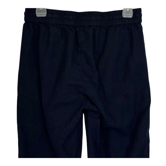 J. Crew Linen Cotton Drawstring Pant Navy Blue H5607 Size 4 - Picture 6 of 10